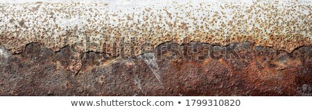 Сток-фото: Old Rusty Steel Metal Plate Cleaning