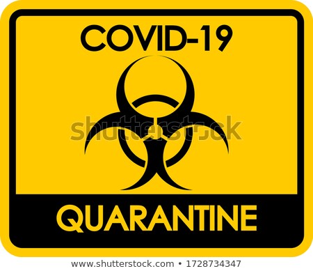 Stock photo: Poster Design For Coronavirus Theme With Biohazard Sign