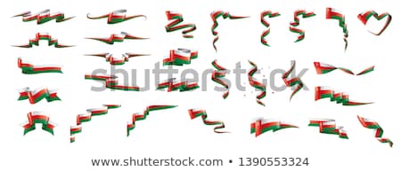 Stock photo: Oman Flag Vector Illustration On A White Background