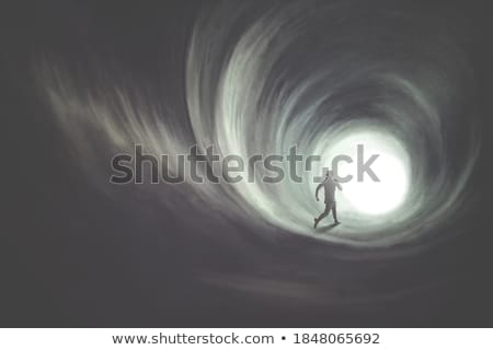 Foto stock: Inside A Cave