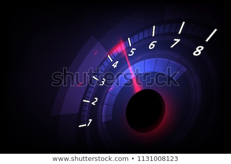 Stock fotó: Speedometer Accelerating Dashboard Vector Illustrator