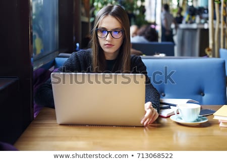 Stock photo: Pensive Brunette