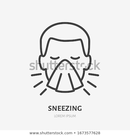 Stockfoto: Medical Signs On A Napkin