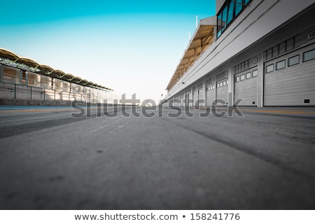 Foto stock: Drivers In The Pit Lane