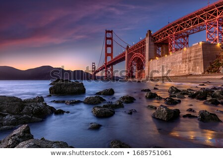 Stock photo: The Golden Gate Bridge During Sunset