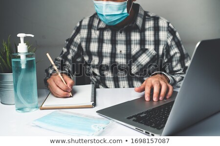 Stock photo: Cleaning Worker And Businessman