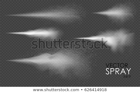 Stock photo: Transparent Water Spray Mist Of Atomizer Or Smoke Dust Particles