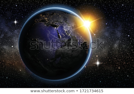 Foto stock: Earth From Space Asia