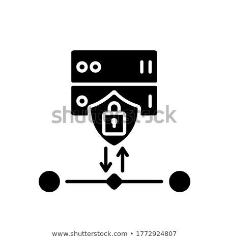 Stockfoto: Ssl Encryption Black Glyph Icon