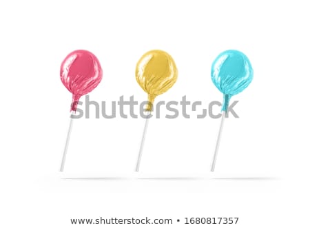 ストックフォト: 3d Render Of 3 Candy Lollipops Lolly Pop