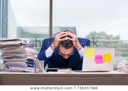 Business Man Too Busy [[stock_photo]] © Elnur