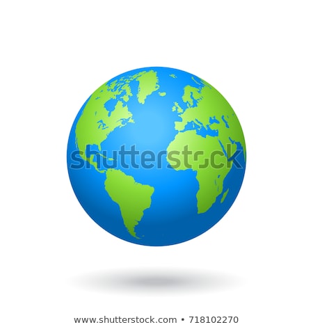 Stock photo: Clip Art Image Of Blue Globe