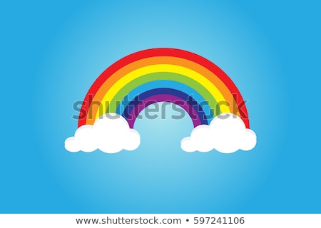 [[stock_photo]]: Rainbow With Clouds