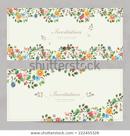 Stockfoto: Love Card With Bees
