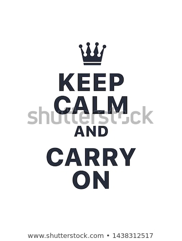 Foto stock: Keep Calm