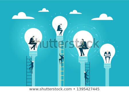 Stock photo: Character Generates Fresh Idea