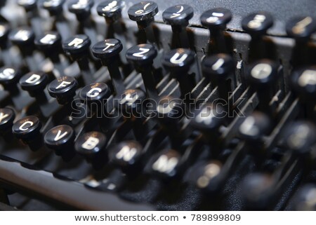 Foto stock: Olpear · vieja · máquina · de · escribir