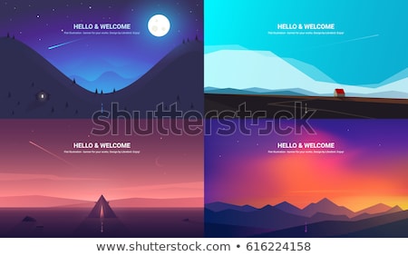 Foto stock: Flat Landscape View