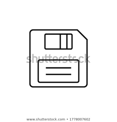 Сток-фото: Disc Line Icon