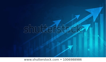 Foto stock: Business Graph Up With Dollar Sign