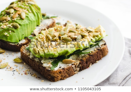 Foto stock: Vegan Avocado Toasts
