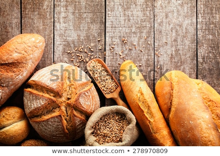 Stockfoto: Assortment Of Freshly Baked Breads Background