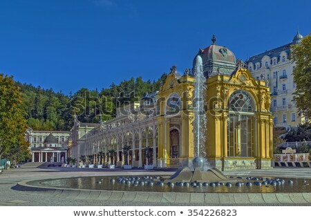 Zdjęcia stock: Singing Fountain Marianske Lazne