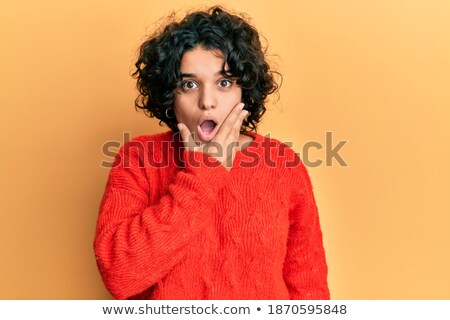 Stock photo: Fascinating Curly Brunette