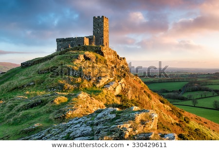 Stok fotoğraf: Brentor Church Dartmoor In Devon Uk