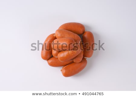 Foto stock: Raw Short Sausages