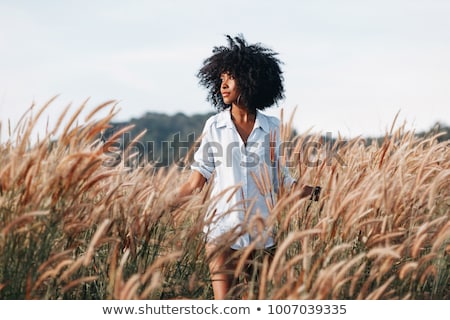 ストックフォト: Portrait Of African American Woman