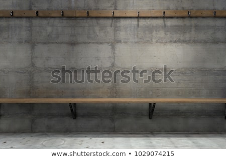 [[stock_photo]]: Change Room Hangers And Bench