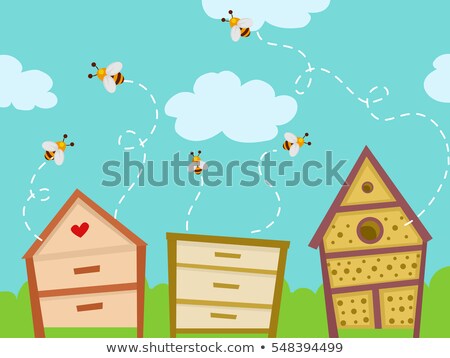 Foto stock: Bee Culture Garden Bug Hotel