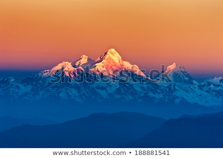 Mt Everest Sunset Stock photo © 3523studio