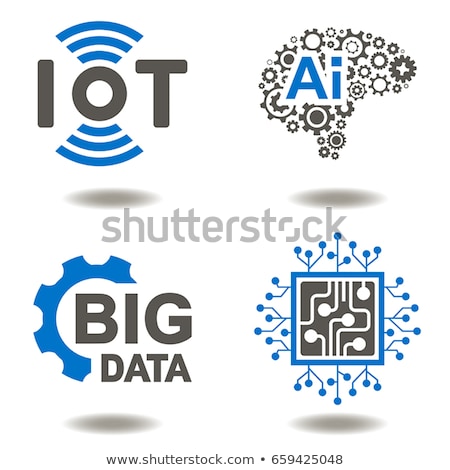 Zdjęcia stock: Iot Computer Processor Internet Of Things Concept