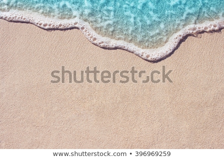 Foto stock: Wavy Sea Sand Background