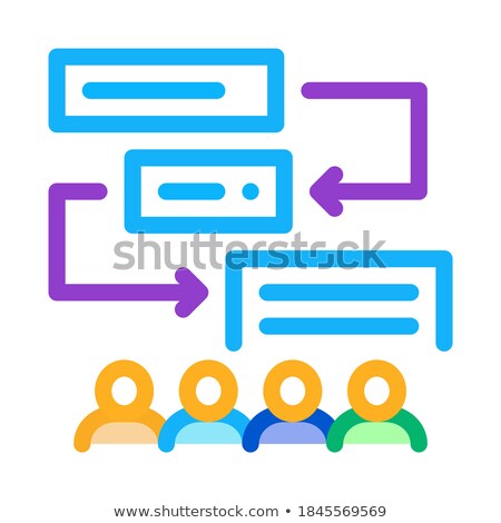 Stockfoto: Replacement Components Of Algorithm Icon Vector Outline Illustration