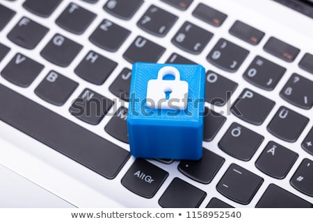 Foto stock: Blue Cubic Objects