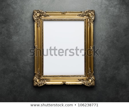 Stock photo: Old Wooden Victorian Frames On The Wall In The Room