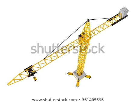 Stok fotoğraf: 3d View Of A Crane