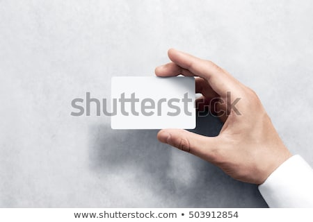Stock photo: Business Cards With Checked Texture