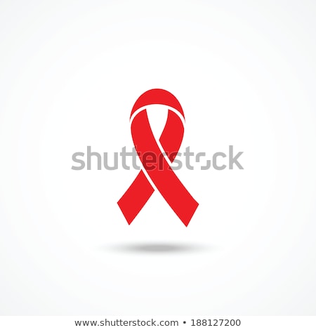 Stock photo: Red Ribbon Aids
