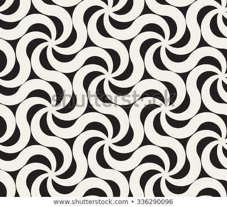 Zdjęcia stock: Seamless Pattern Lines With Wavy Hexagon Vector Background