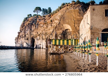 Zdjęcia stock: Cliffs At Marina Di Cassano Piano Di Sorrento Italy