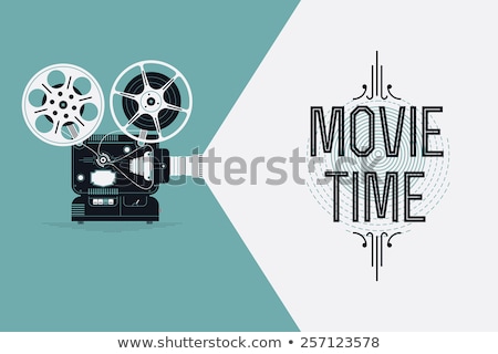 Stok fotoğraf: Retro Movie Projector For Old Films Show