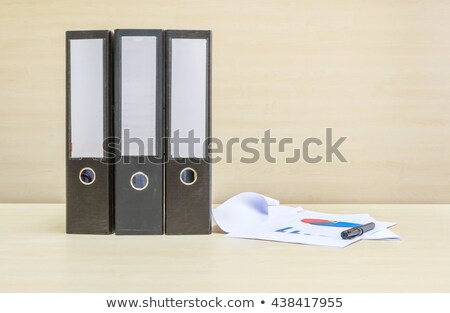 Сток-фото: File Folder Labeled As Work Study