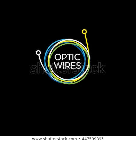 Zdjęcia stock: Cable Wires Wiring Logo