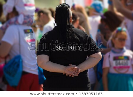 Stock photo: Member Of Security Guard Team On Public Event