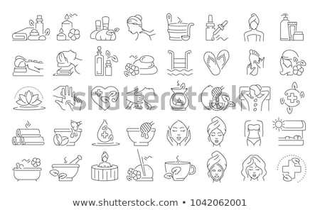 Zdjęcia stock: Procedures In Spa And Beauty Salon Isolated Vector