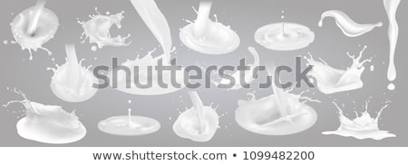 [[stock_photo]]: Milk Splash Vector Dairy Food Calcium Drink Milky Product Cream Liquid 3d Realistic Illustratio